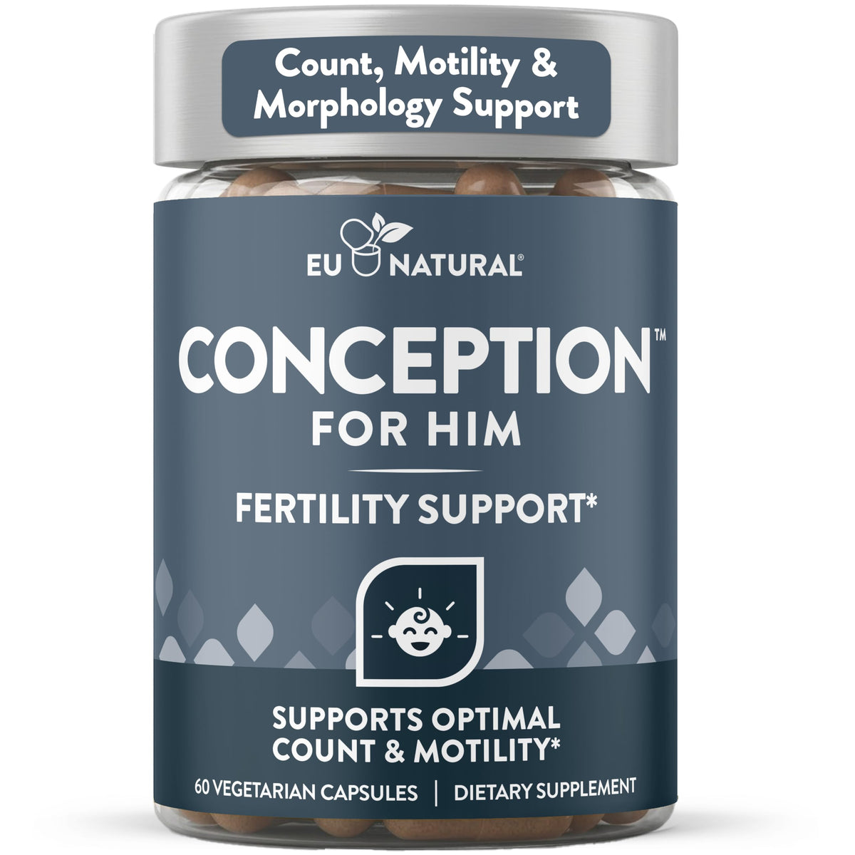 Boîte de 60 capsules végétales Eu Natural pour hommes