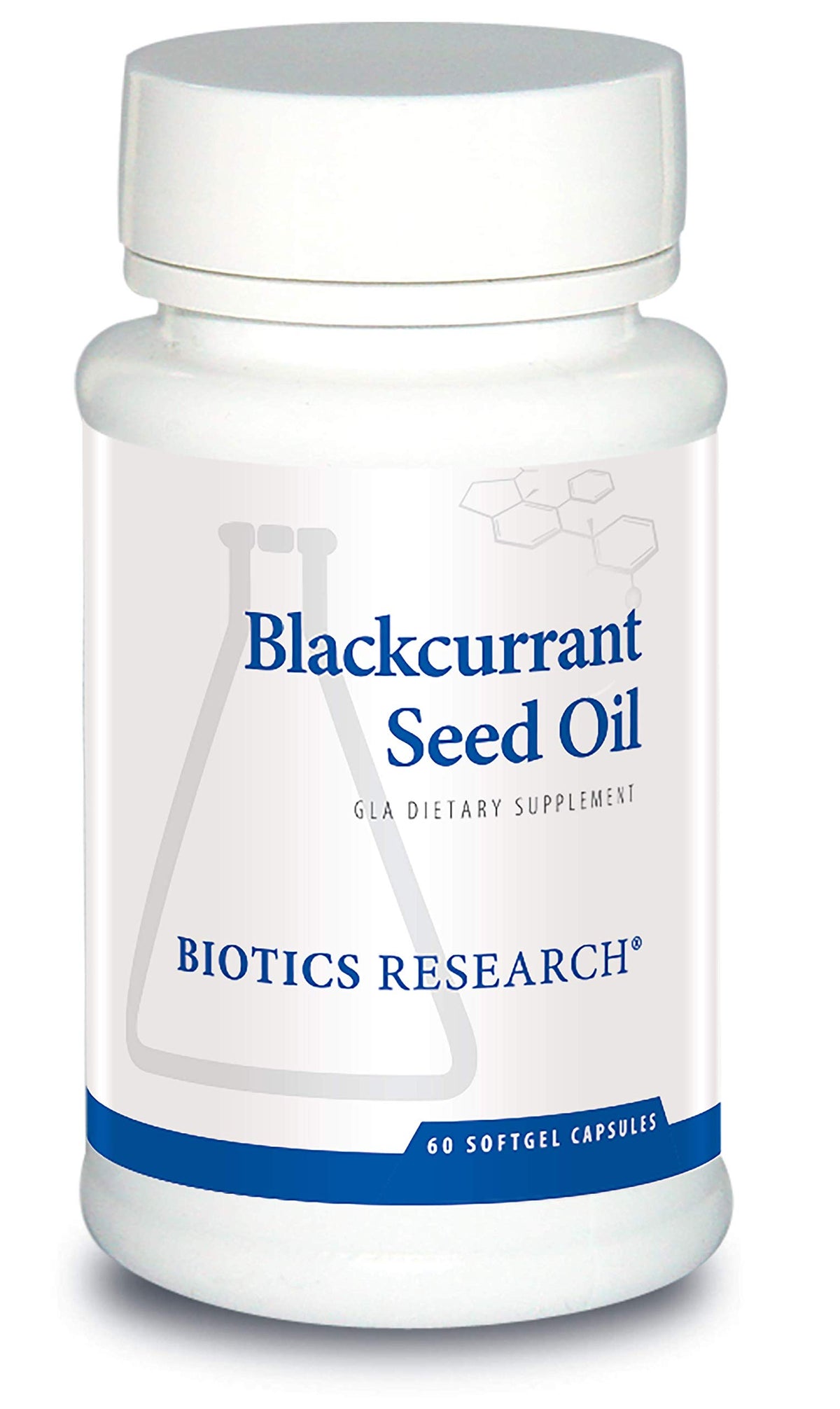 Boîte de 60 gélules d'huile de graines de cassis BIOTICS RESEARCH