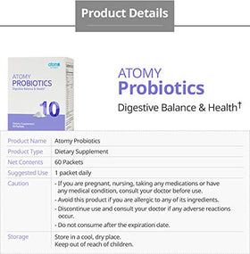 Boîte de 60 sachets de probiotiques Generic