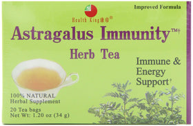 Boîte de 80 sachets de thé aux herbes Astragalus de Health King