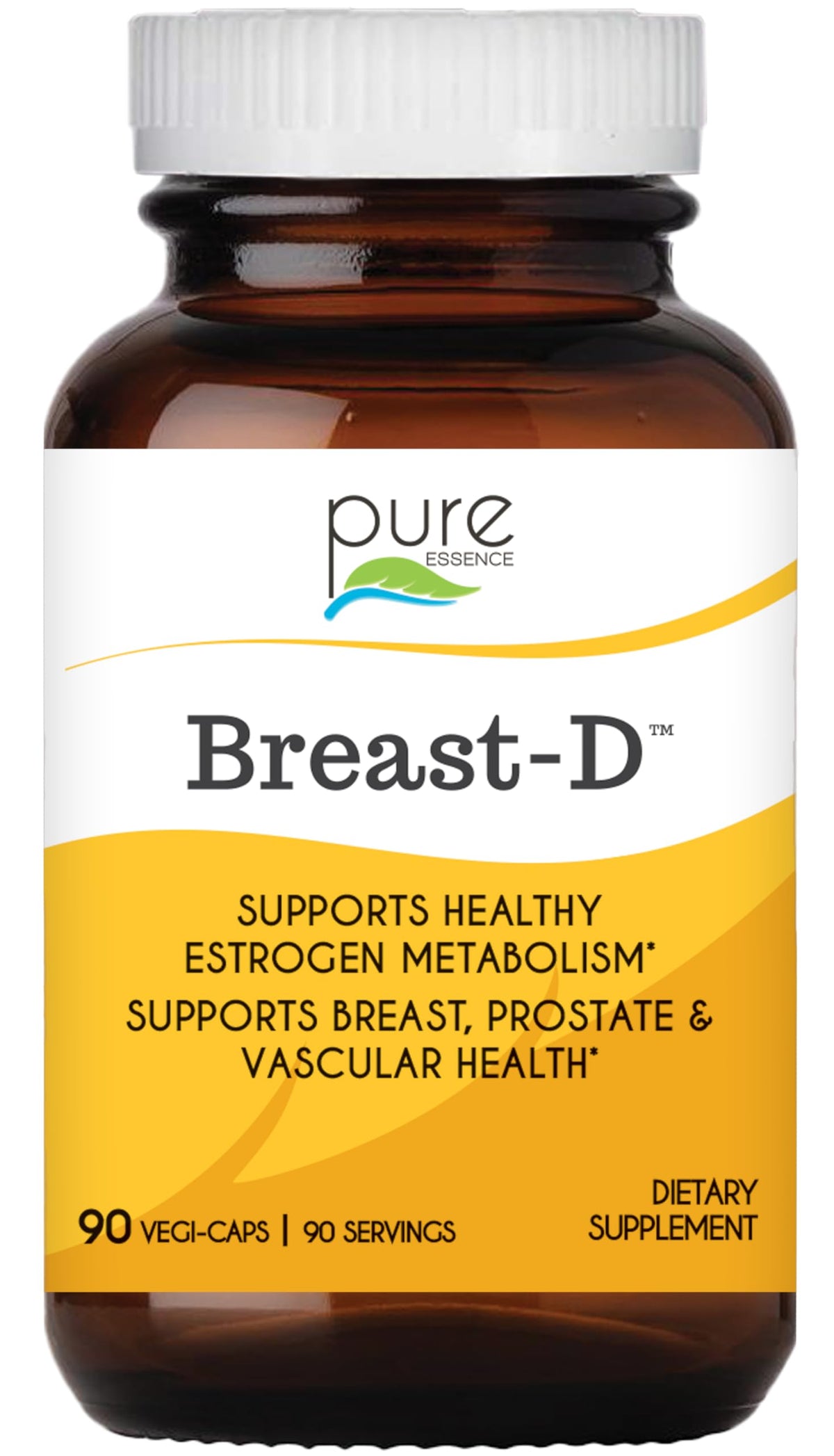 Boîte de 90 capsules Breast D de PURE ESSENCE LABS