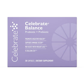 Boîte de 90 capsules Celebrate Bariatric Supplements Probiotiques + Prébiotiques