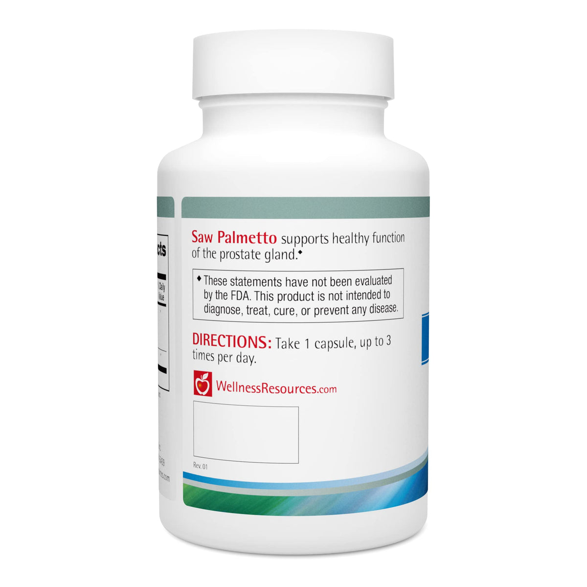 Boîte de 90 capsules de Saw Palmetto Wellness Resources