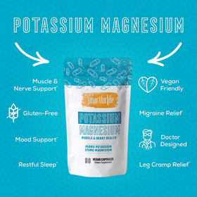 Boîte de 90 capsules végétales Smart for Life Potassium Magnésium