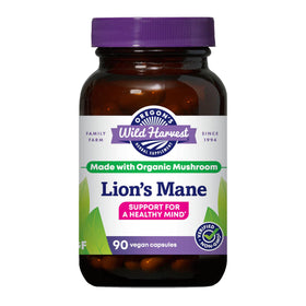 Boîte de 90 capsules végétaliennes Lion's Mane Oregon's Wild Harvest