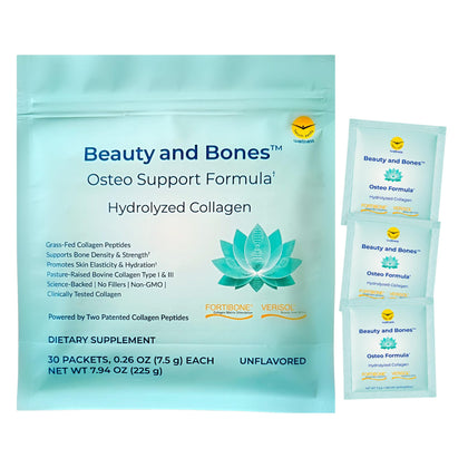 Boîte de Beach Sandy Collagène Peptides avec 30 sachets
