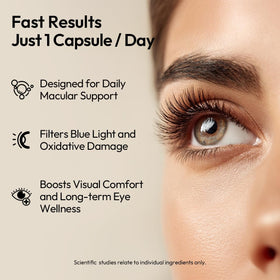 Boîte de BIGVITA CoCrystal Lutein + avec capsules