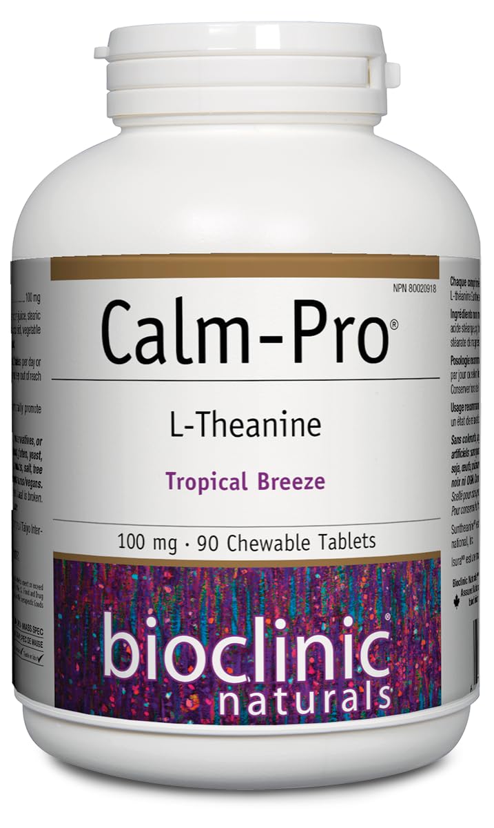 Boîte de Bioclinic Naturals Calm Pro comprimés à mâcher vue de face