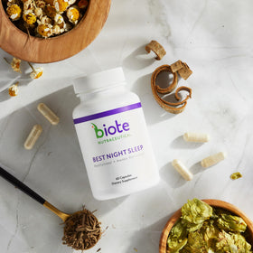 Boîte de Biote Complément Alimentaire Sommeil 60 Capsules