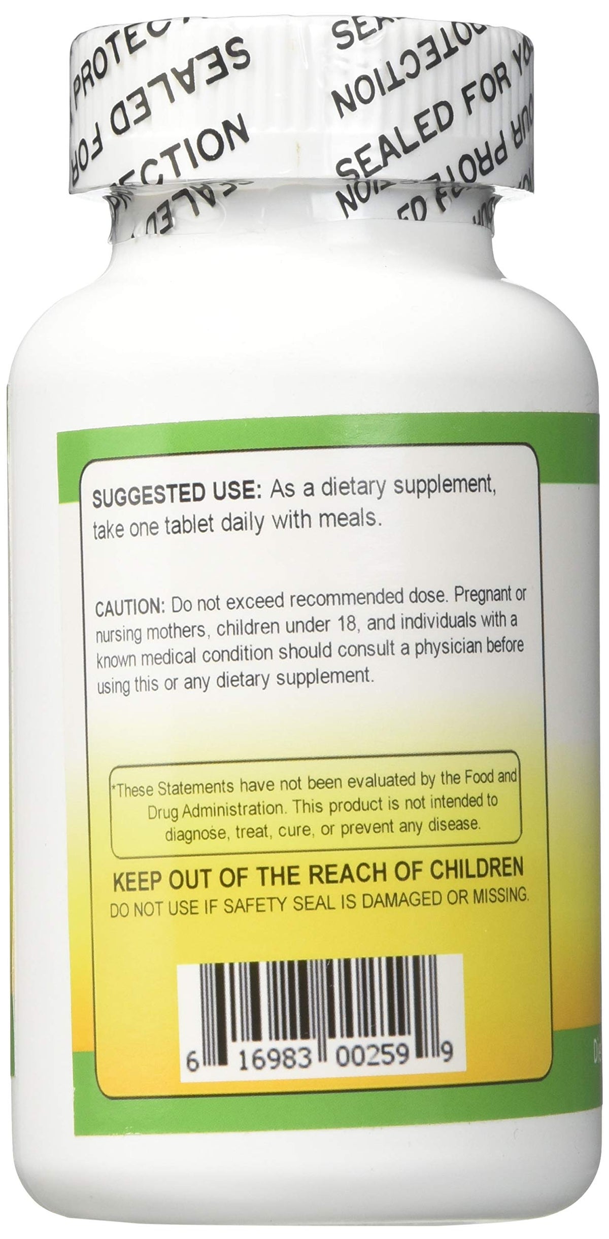 Boîte de Biotech Nutritions Zinc Gluconate 50 mg 250 comprimés avec informations sur l'étiquette