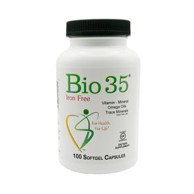 Boîte de Biotek Bio-35 contenant 100 capsules de multivitamines