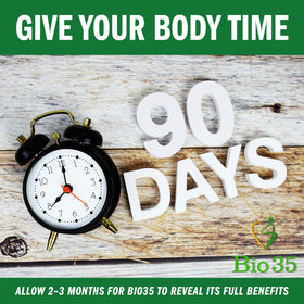 Boîte de Biotek Bio-35 ouverte montrant les capsules