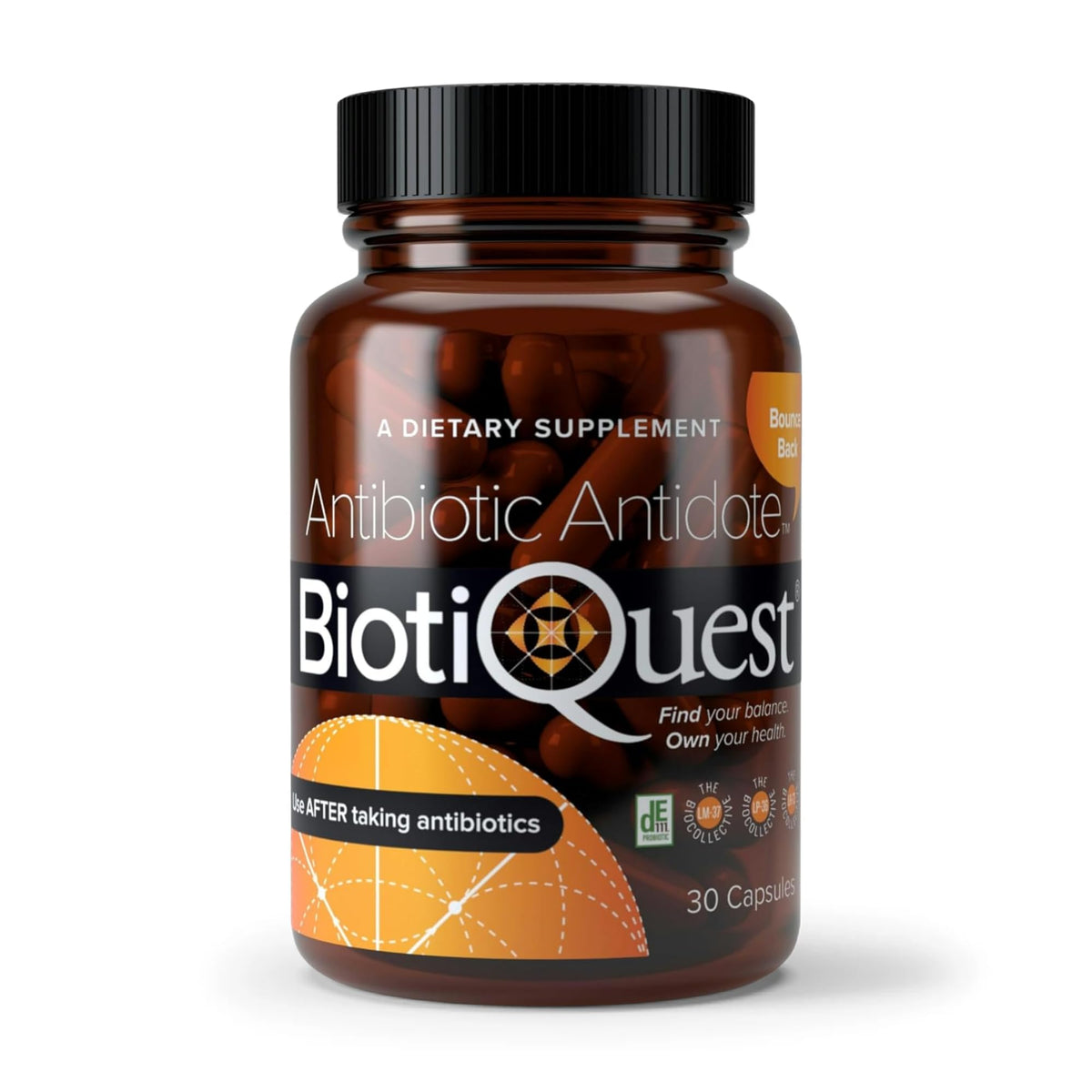 Boîte de BiotiQuest Probiotiques Antidote Antibiotique vue de face