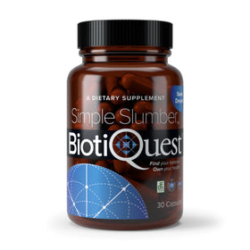 Boîte de BiotiQuest Simple Slumber Probiotiques 30 capsules vue de face