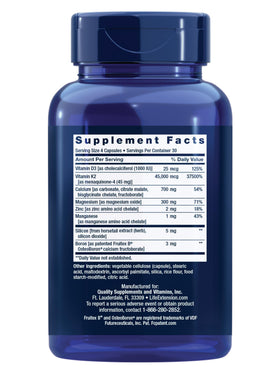 Boîte de Bone Restore Elite avec étiquette claire sur les ingrédients.