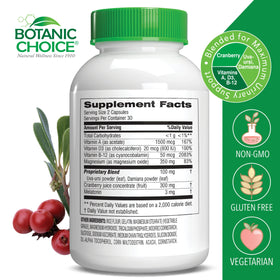Boîte de Botanic Choice Formule Avancée Urinaire 60 Capsules