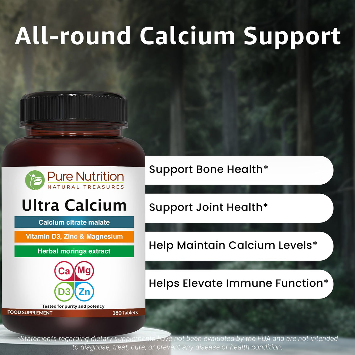 Boîte de Calcium Citrate 1000mg avec illustration