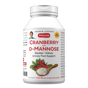 Boîte de capsules ANDREW LESSMAN ProCaps Cranberry avec D-Mannose