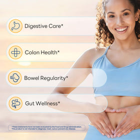 Boîte de capsules de psyllium Vitamin World sur une surface en bois