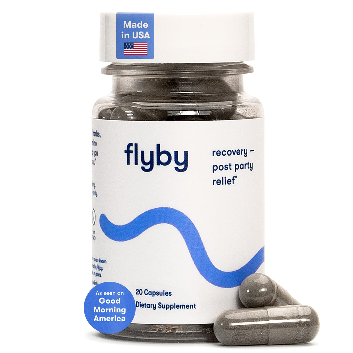 Boîte de capsules Flyby use avec 20 comprimés