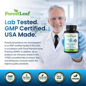 Boîte de capsules ForestLeaf avec informations nutritionnelles