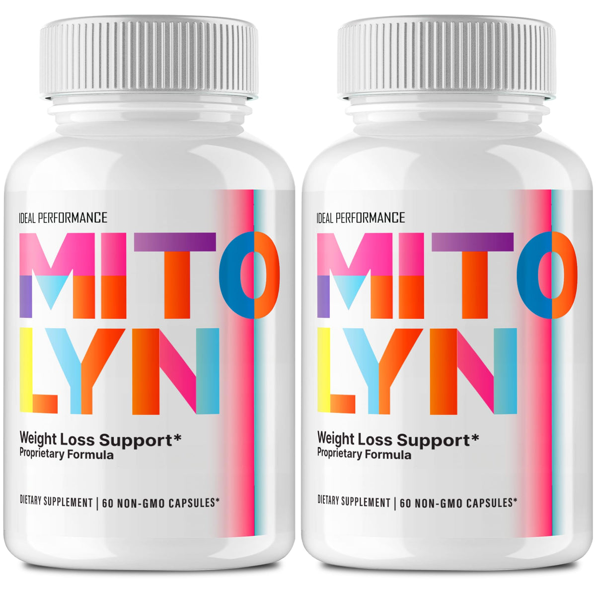 Boîte de capsules Mitolyn d'IDEAL PERFORMANCE vue de face
