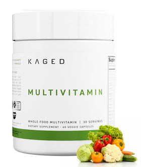 Boîte de capsules multivitamines Kaged vue de face