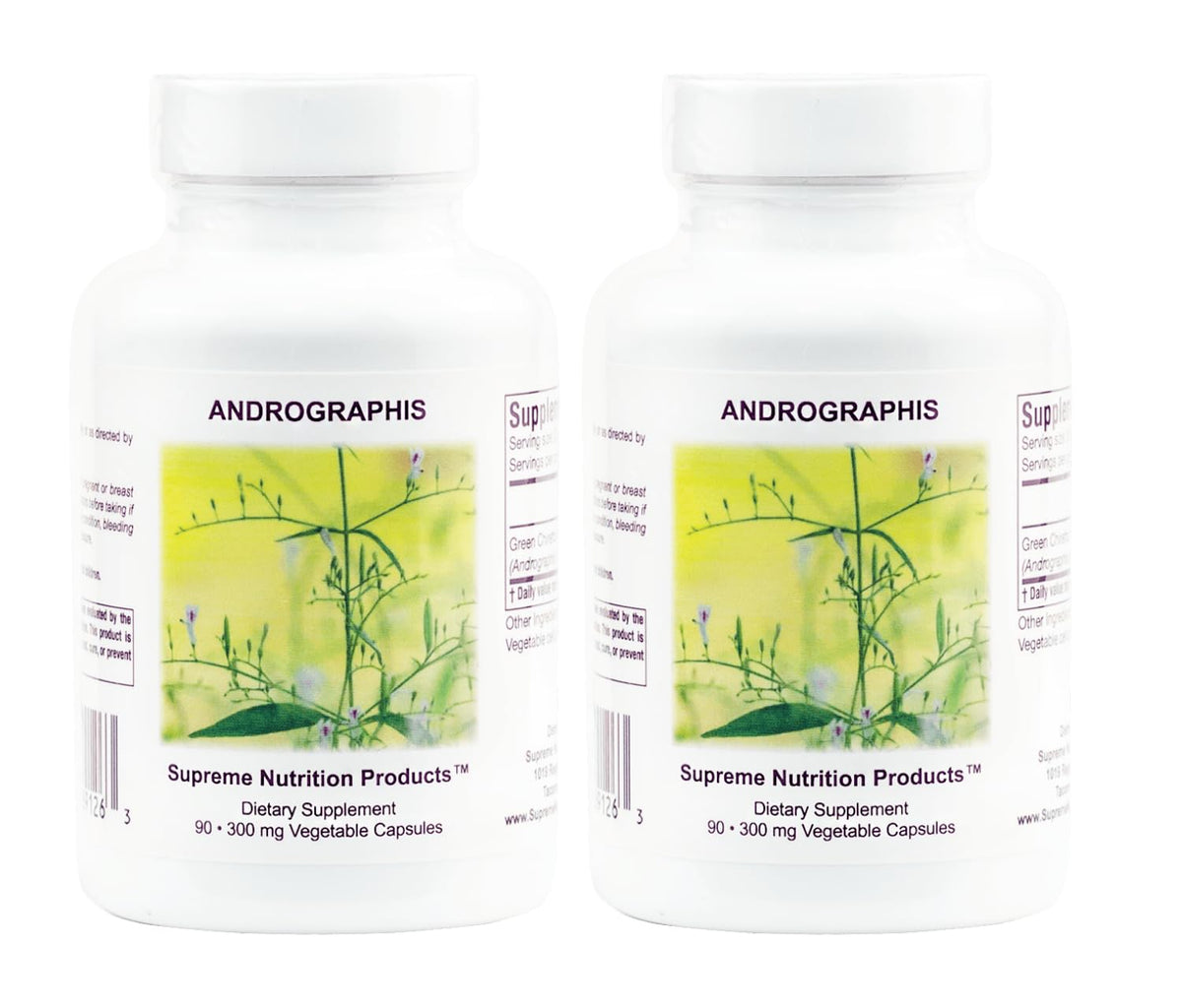 Boîte de capsules végétariennes d'Andrographis Paniculata de 90 unités