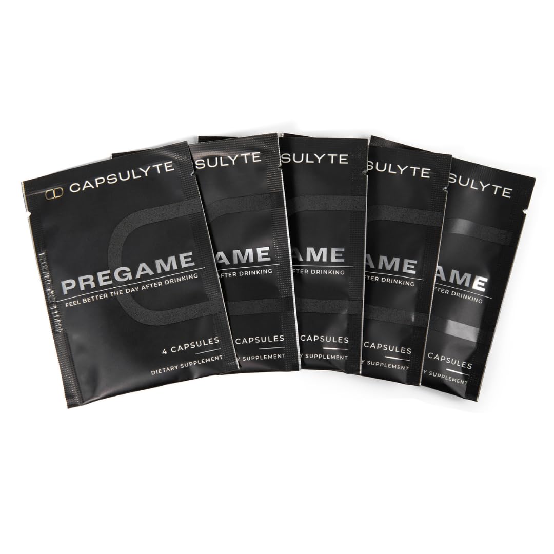 Boîte de CAPSULYTE Pregame contenant 20 capsules