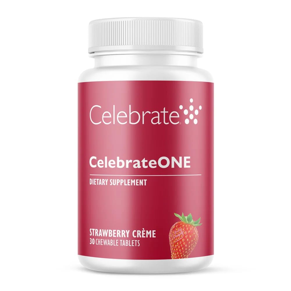 Boîte de Celebrate Bariatric Chewables 30 tablettes crème de fraise