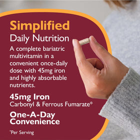 Boîte de CelebrateONE 45 Multivitamine avec Fer sur un comptoir