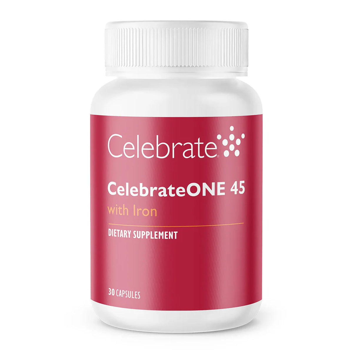 Boîte de CelebrateONE 45 Multivitamine avec Fer vue de face