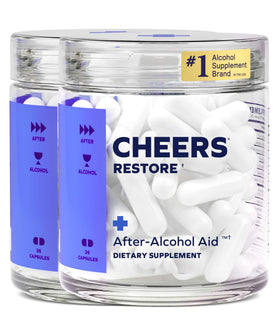 Boîte de Cheers Restore avec capsules visibles