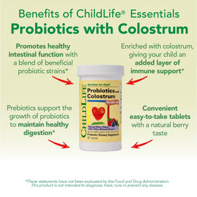 Boîte de ChildLife Essentials ChildBiotics vue de côté