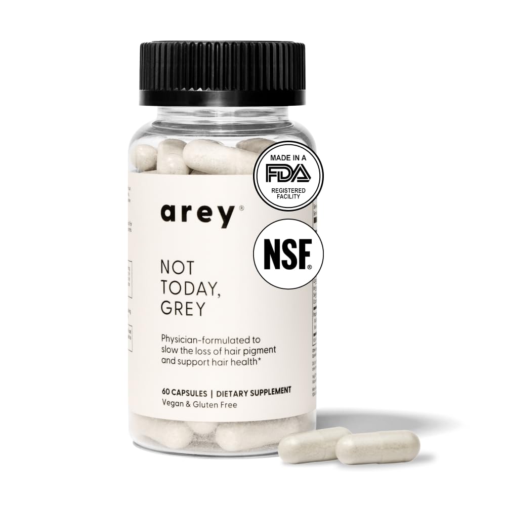Boîte de complément Arey Anti-Gris contenant 60 capsules