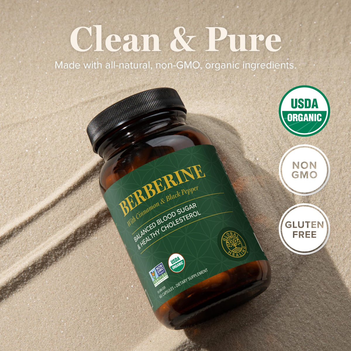 Boîte de Complément Berbérine 1200mg avec Cannelle de Ceylan