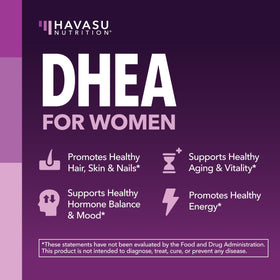 Boîte de Complément DHEA HAVASU NUTRITION avec Biotine