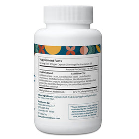 Boîte de complément probiotique Pattern Wellness avec étiquette visible
