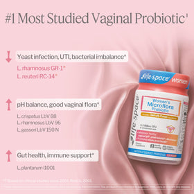 Boîte de complément probiotique vaginal Life-Space 140g
