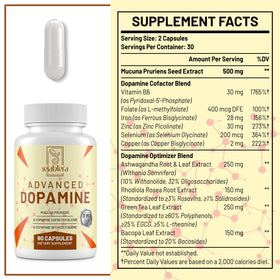 Boîte de complément Sejahtera Dopamine avec capsules visibles