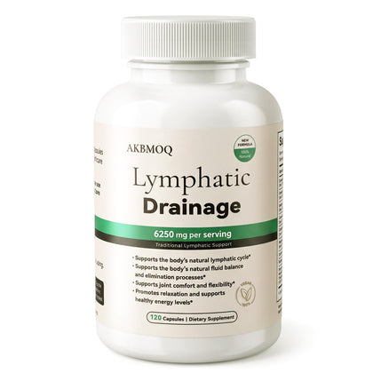 Boîte de compléments AKBMOQ Drainage Lymphatique 120 capsules