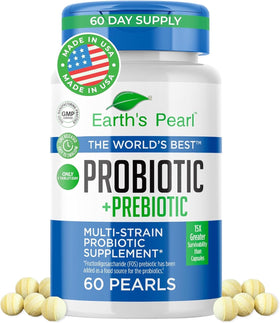Boîte de compléments alimentaires Earth's Pearl avec 60 capsules