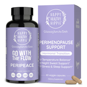 Boîte de compléments alimentaires Happy Healthy Hippie pour la périménopause, 60 gélules