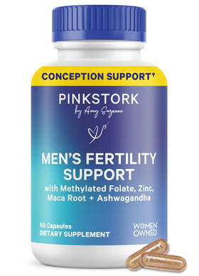 Boîte de compléments alimentaires Pink Stork Fertilité Masculine 60 capsules