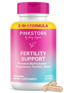 Boîte de compléments alimentaires Pink Stork pour la fertilité, 60 capsules