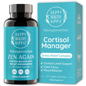 Boîte de compléments Zen Again de Happy Healthy Hippie, 60 capsules