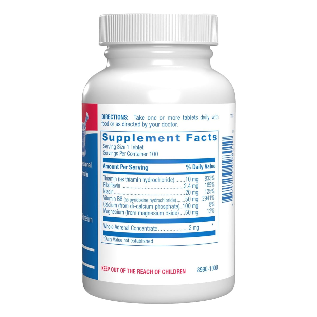 Boîte de comprimés Calcium Magnésium B6 Anabolic Laboratories ouverte
