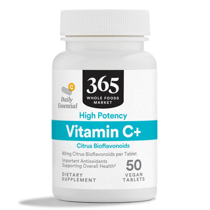 Boîte de comprimés de vitamine C haute puissance de 365, vue de face