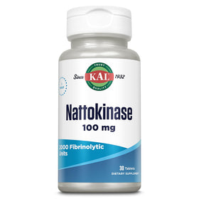 Boîte de comprimés KAL Nattokinase 100 Mg vue de face