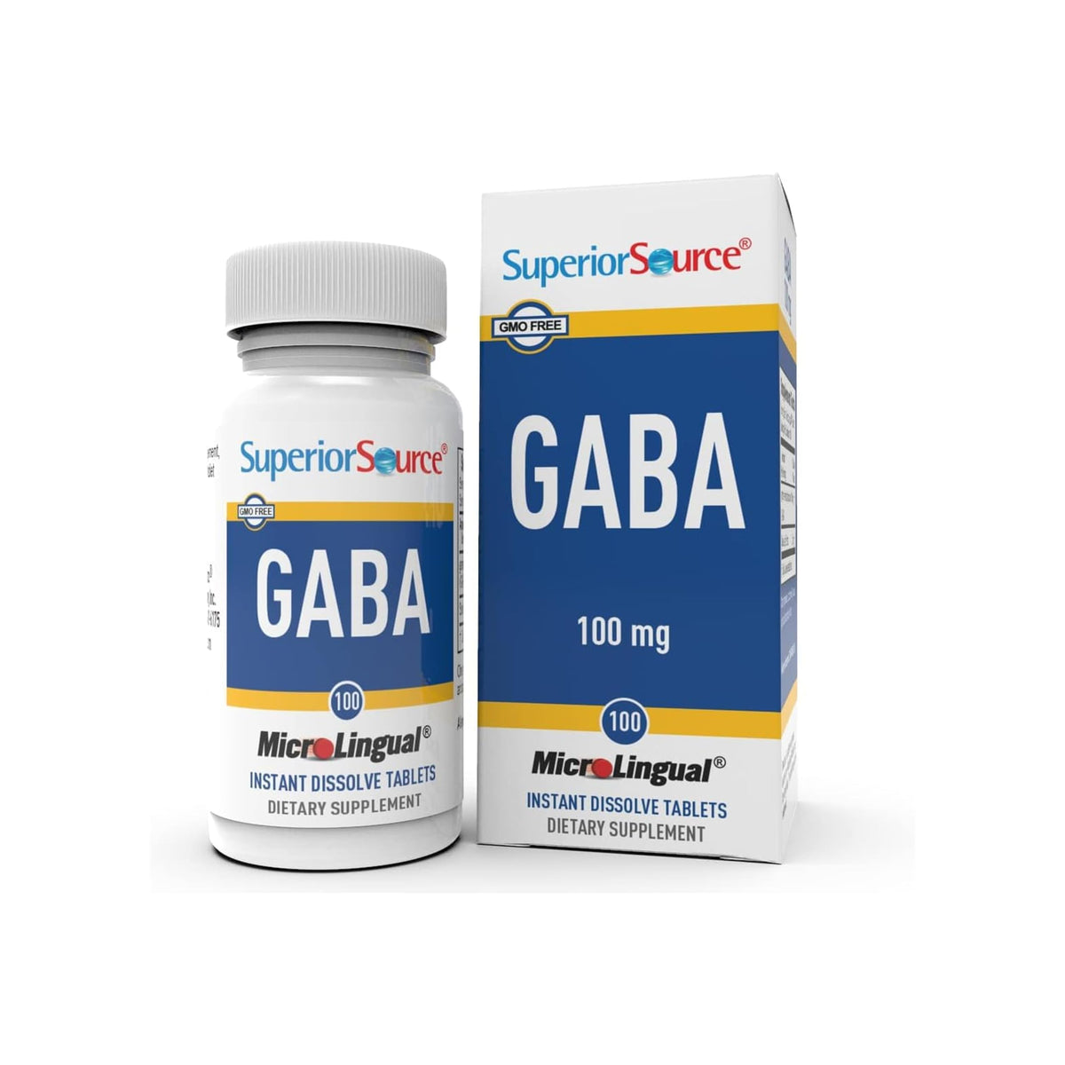 Boîte de comprimés sublinguaux GABA 100 mg de quality Source